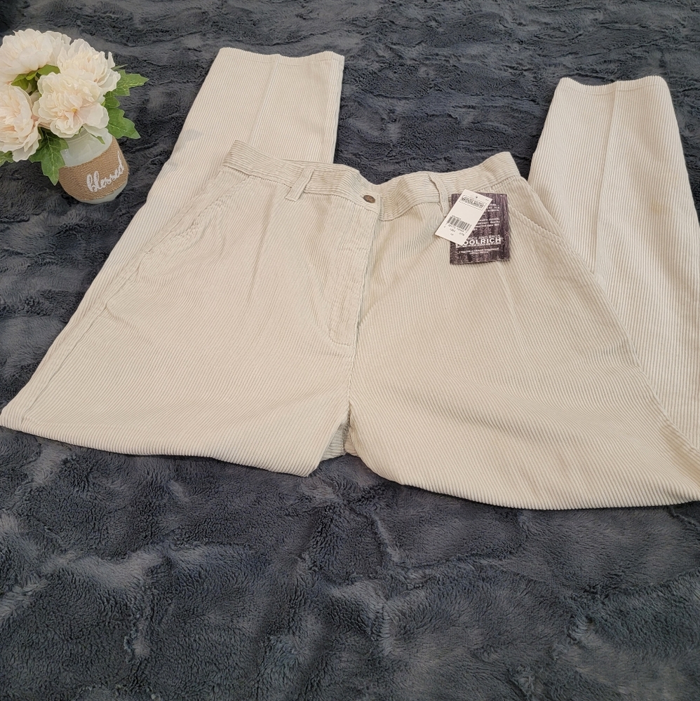 Woolrich Women's 1964 Corduroy High-Rise Pants Size 16 NWT! DEADSTOCK